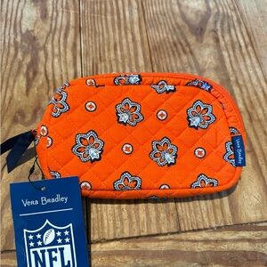 Vera Bradley Denver Broncos Orange Floral Quilted Bag